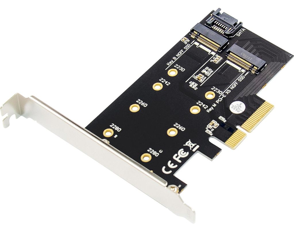 DIGITUS PCI Expr Card 3.0 - M.2 NGFF/NVMe SSD (x4) Produktbild 