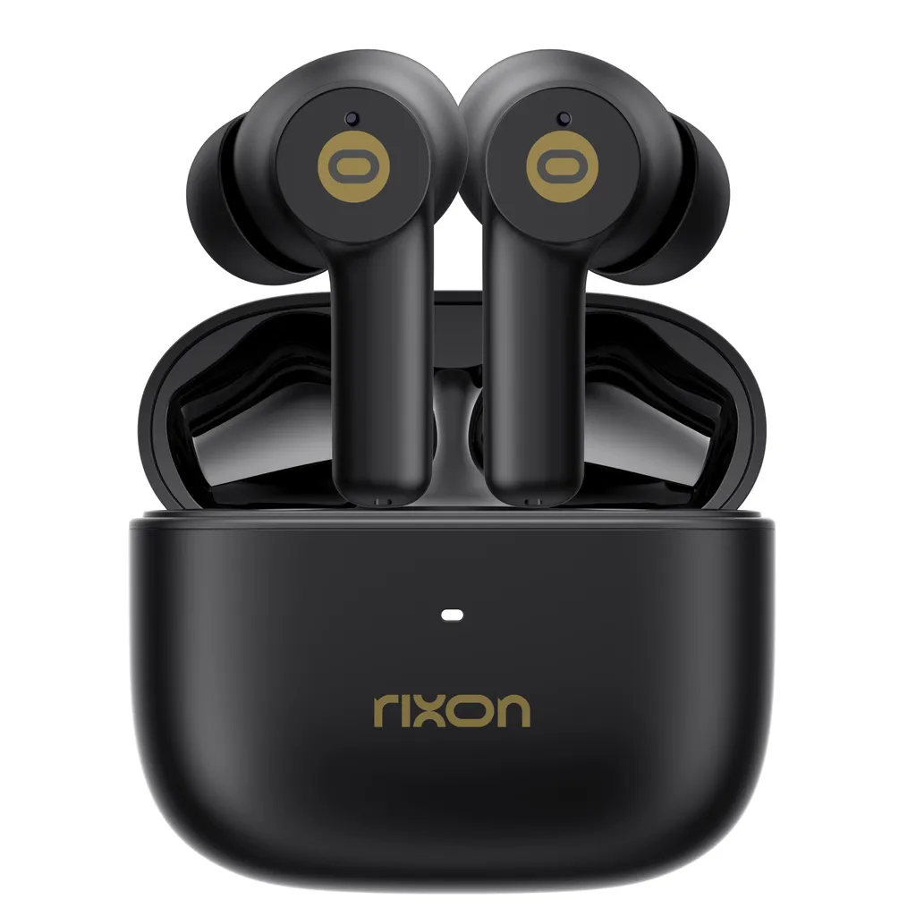 Écouteurs Rixon CoolPods noirs : Idéal pour le Sport et le Télétravail