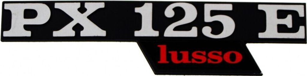 RMS Emblem / Schriftzug " PX 125 E lusso " Seitenhaube Produktbild 