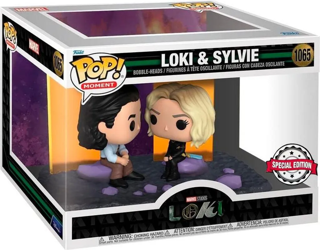 Figurine POP Marvel Loki et Sylvie : Pack de collection exclusif Funko