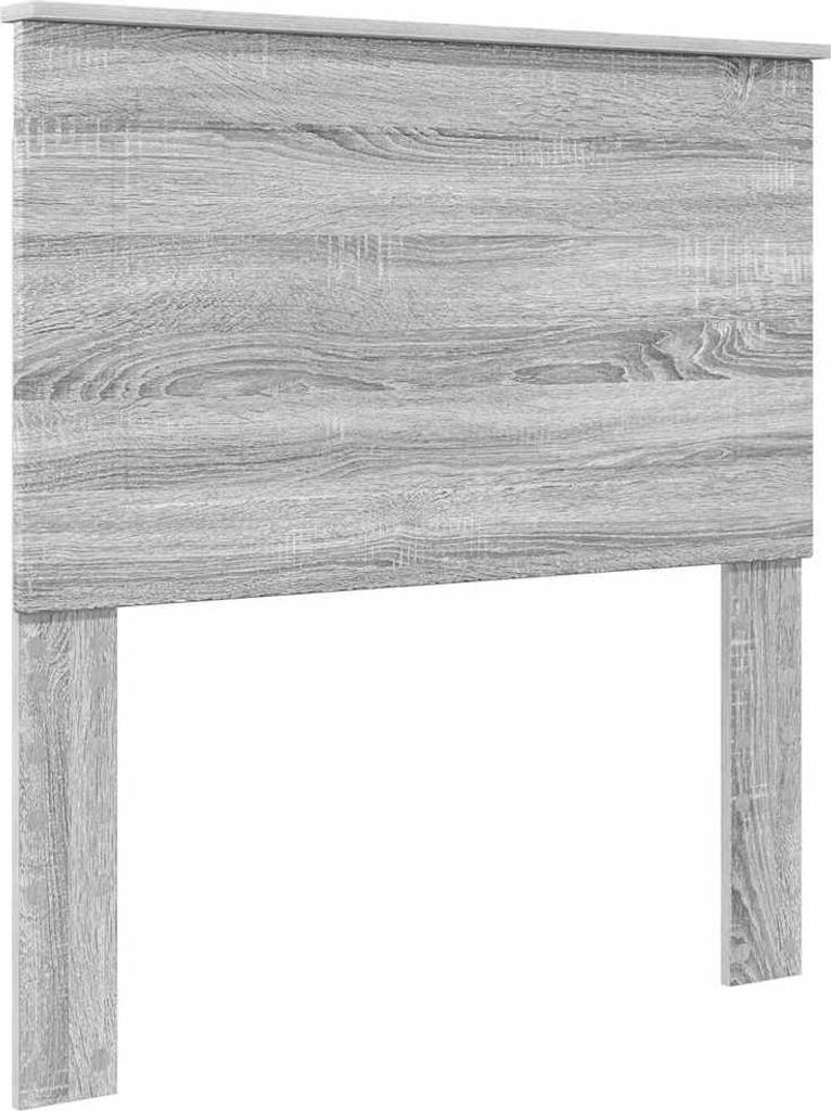 vidaXL Kopfteil mit Kopfteil Graues Sonoma 80 cm Holzwerkstoff