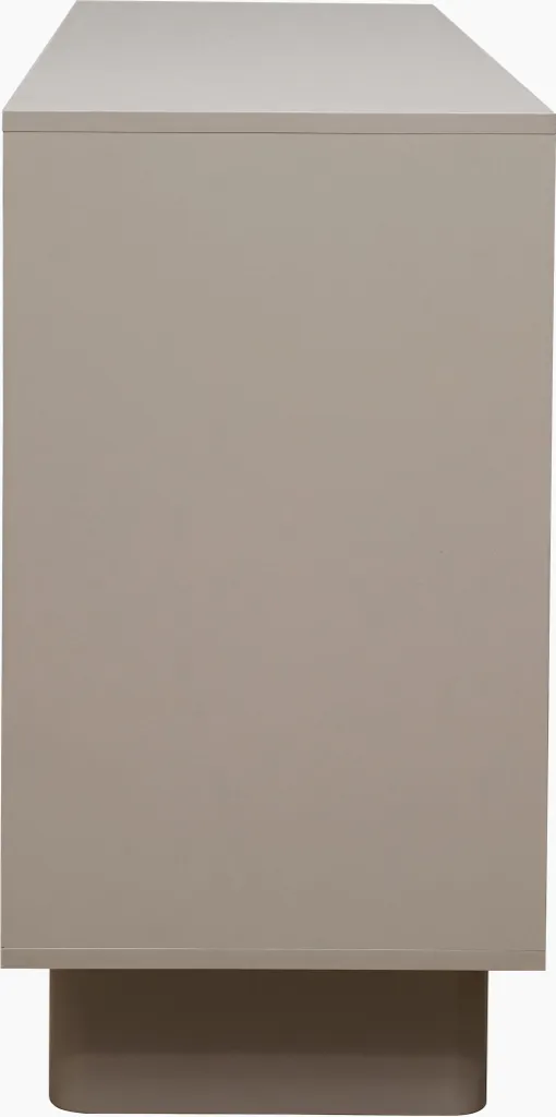 Buffet moderne rectangulaire L160 cm beige Octave par Oviala - Design