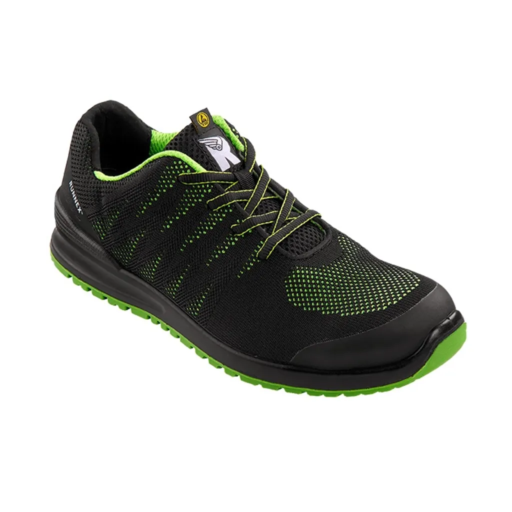 Chaussures de sécurité S1P-ESD SportStar noir et vert en taille 43