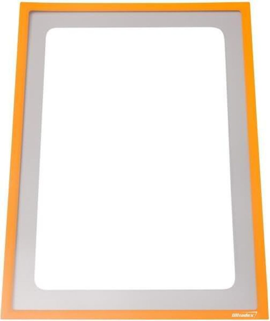 Infotasche mit Ausschnitt A4 hoch BxH 225x312mm selbstklebend VE=1 Stück orange