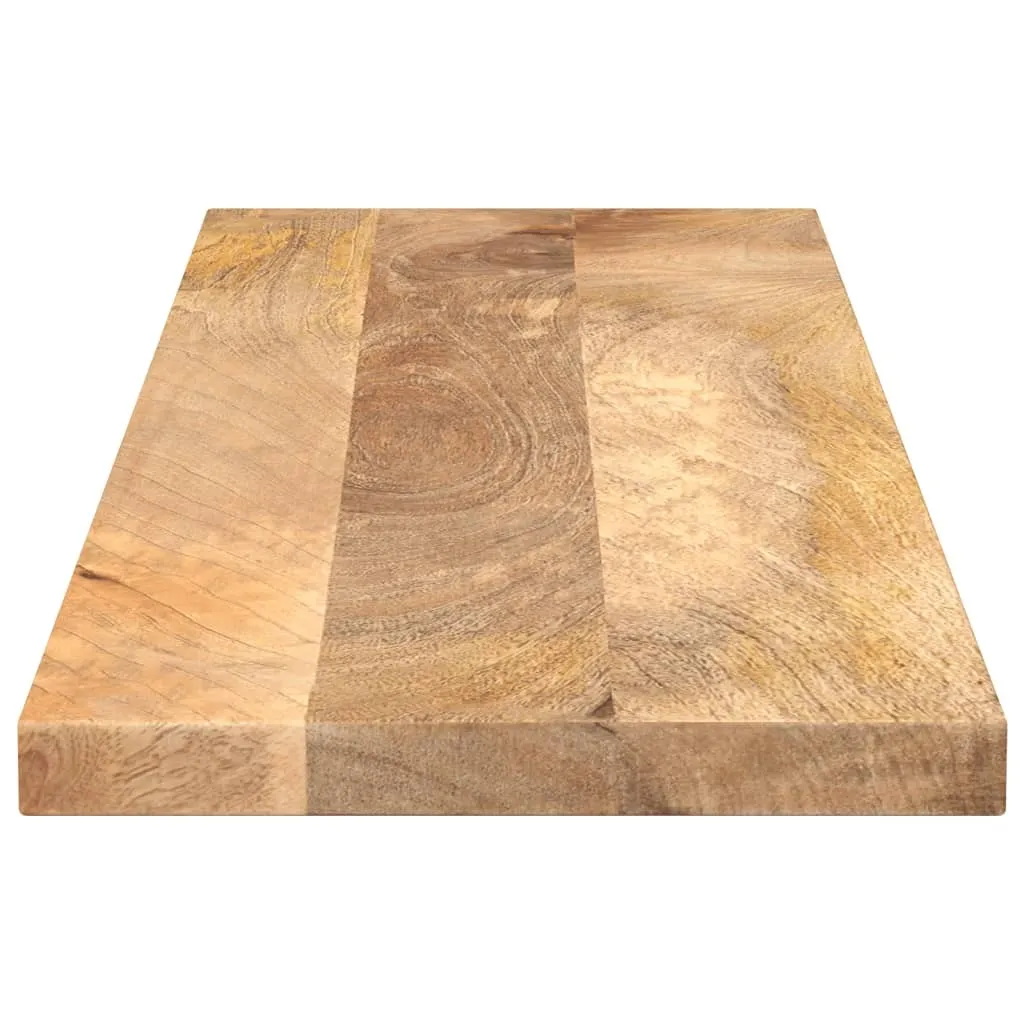Piano del tavolo 110x40x2,5 cm rettangolare in legno massiccio di mango - 4