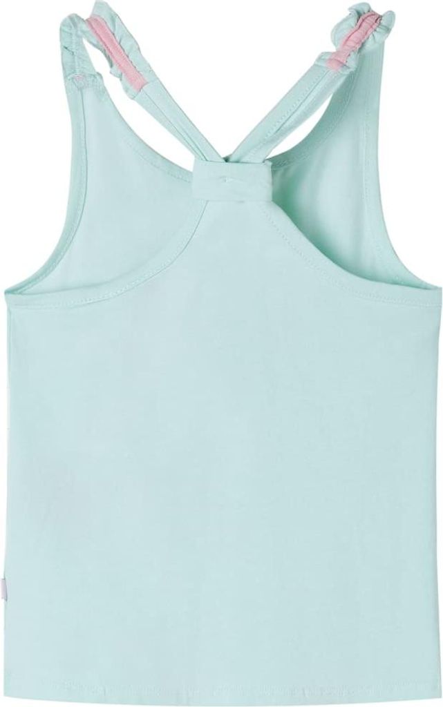 vidaXL Kinder-Tanktop Helles Minzgrün 92