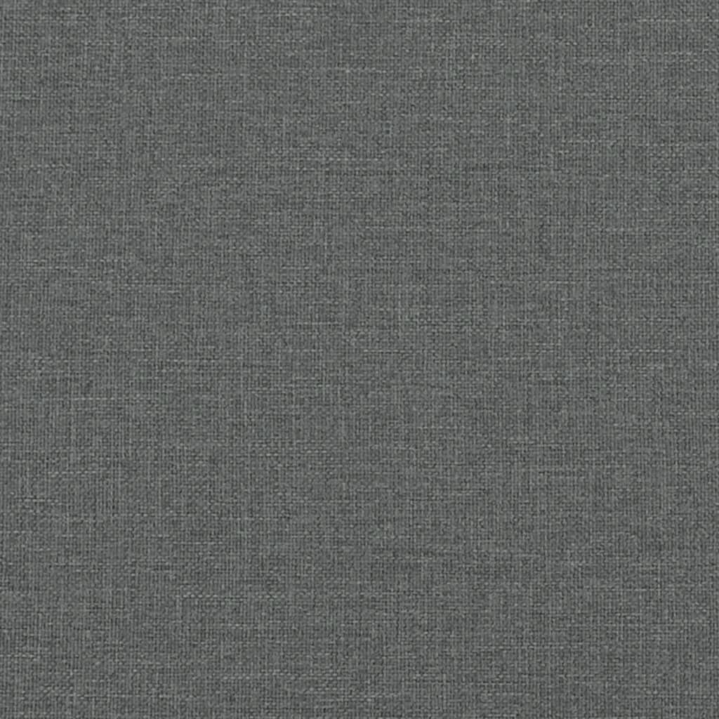 Möbel 2-Sitzer-Sofa Dunkelgrau 120 cm Stoff - Klassische Produktbild 7