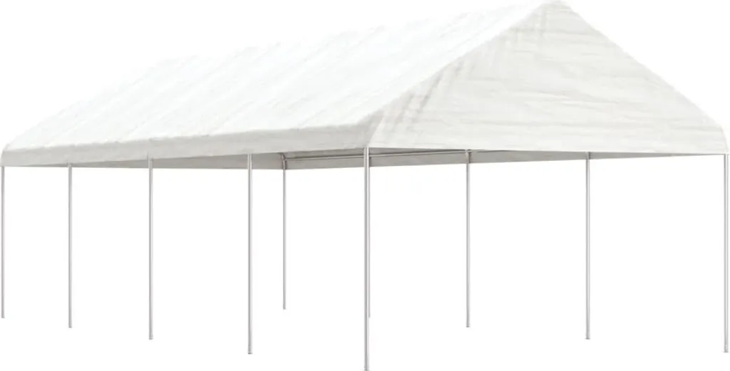 Tente de réception pour mariages et fêtes - Pavillon blanc 9 x 4 m