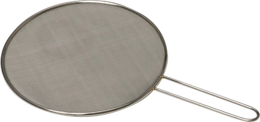 Kelomat Tamis Anti-éclaboussures en Acier Inoxydable Universel Ø28 cm