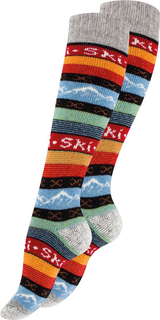 Stark Soul Skisocken HYGGÈ mit Wolle – Kniestrümpfe Farbe: Grau, Gr: 35-38