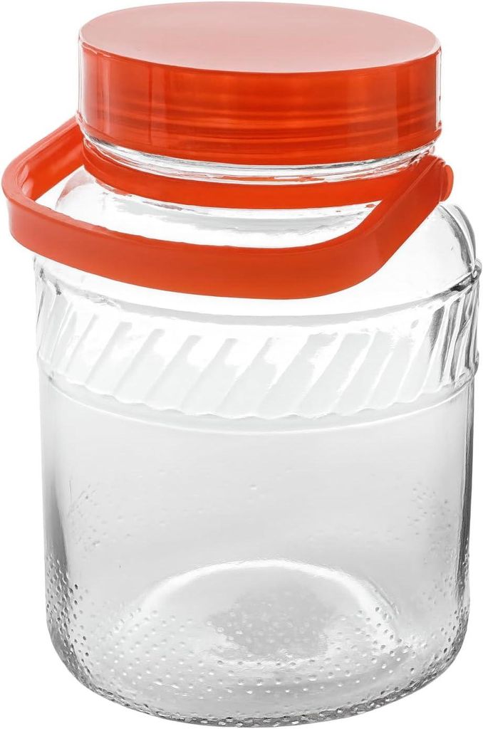 2L Einmachglas mit Deckel und Griff – Gurkenglas zum Produktbild 