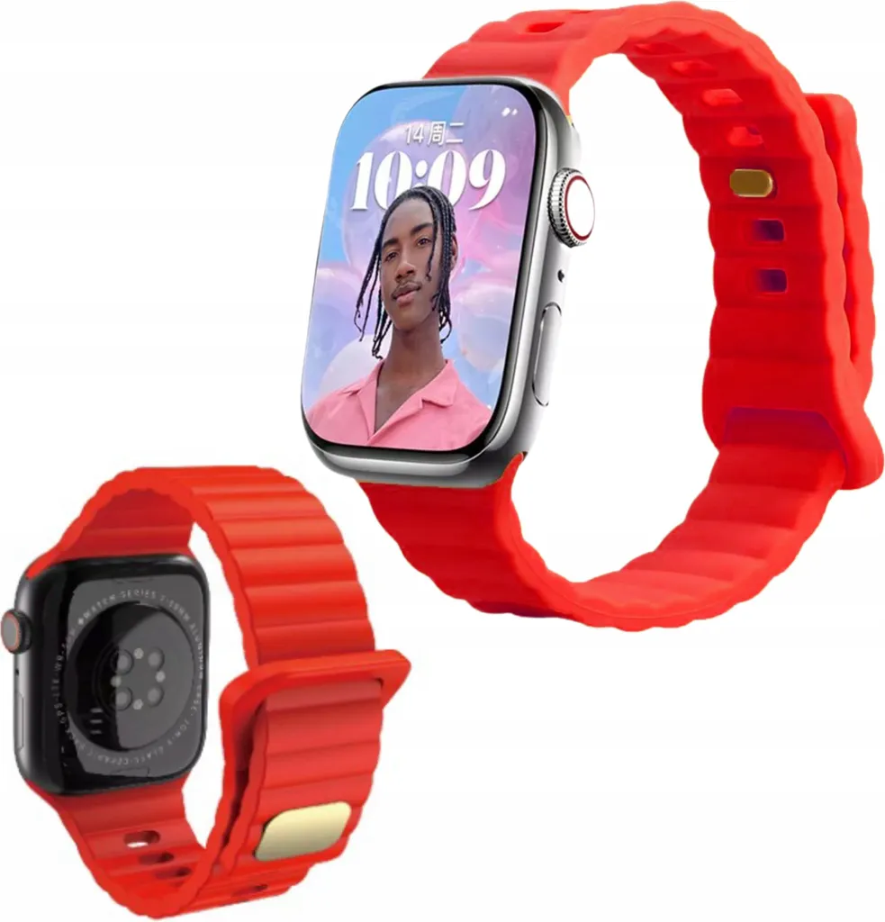 Cinturino Silicone Apple Watch 49 45 44 42mm SE 9 8 7 6 5 4 3 2 1