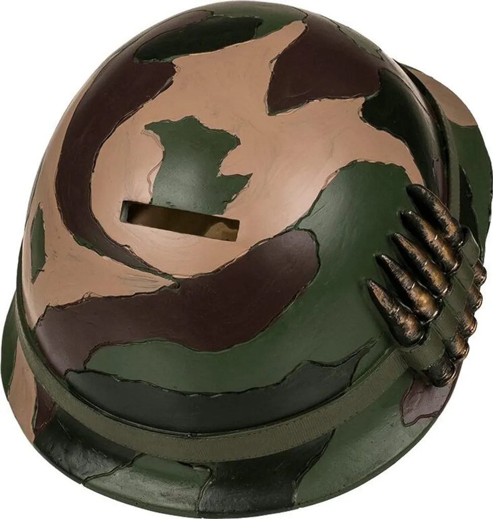 Boîte de rangement crâne soldat décorative pour bijoux et petits objets - 3