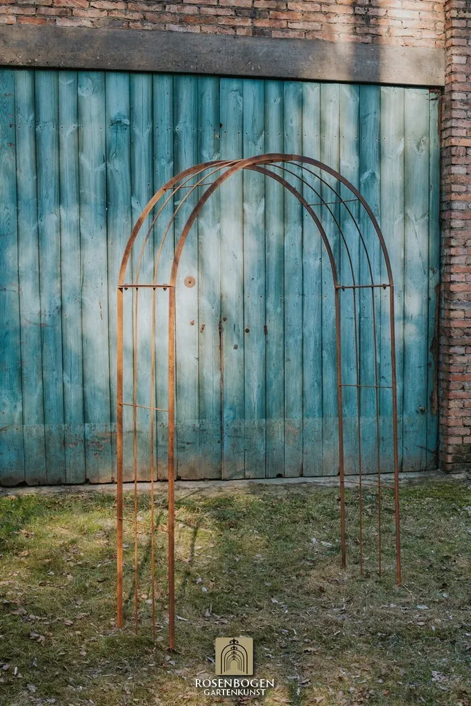 Arc de roses galvanisé EMMA 120 cm - Structure résistante aux intempéries - 16