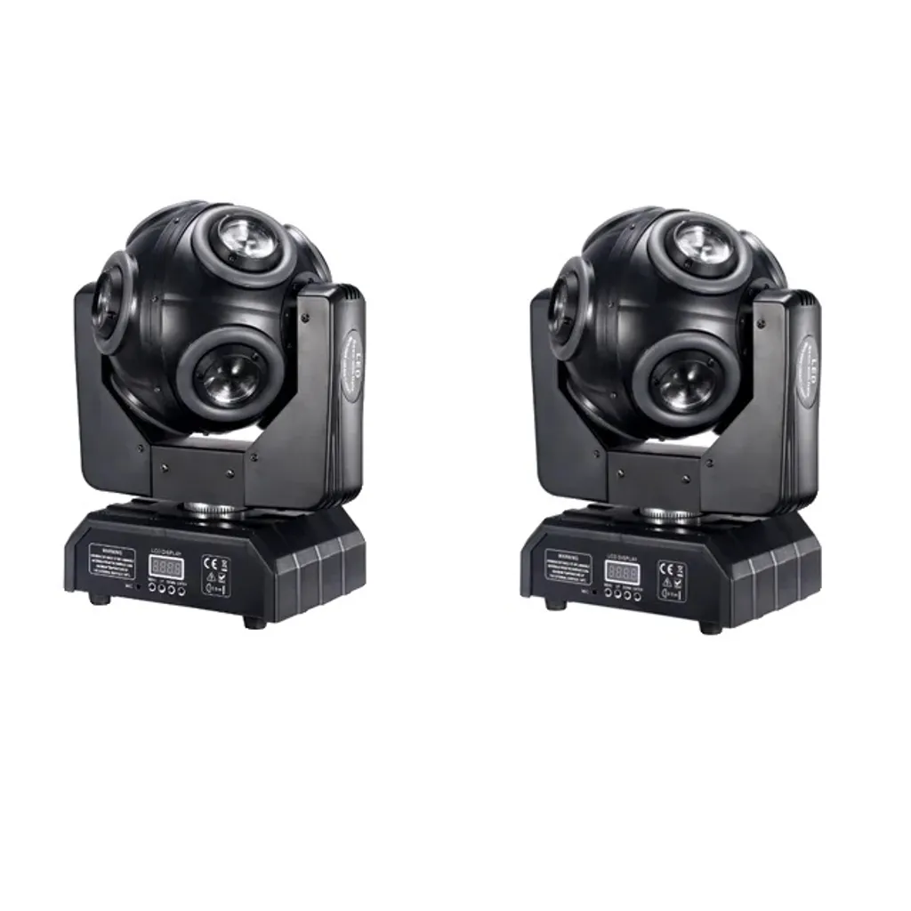 Éclairage DJ Bar et Scène Lyre LED DMX Effet Lumineux Flash - Duo Pack