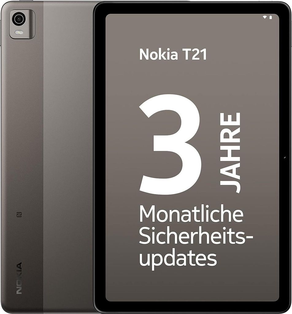 Nokia T21 LTE/4G 64 GB Grau Android-Tablet 26.3 cm 10.36 Zoll Android 12 2000 x 1200
