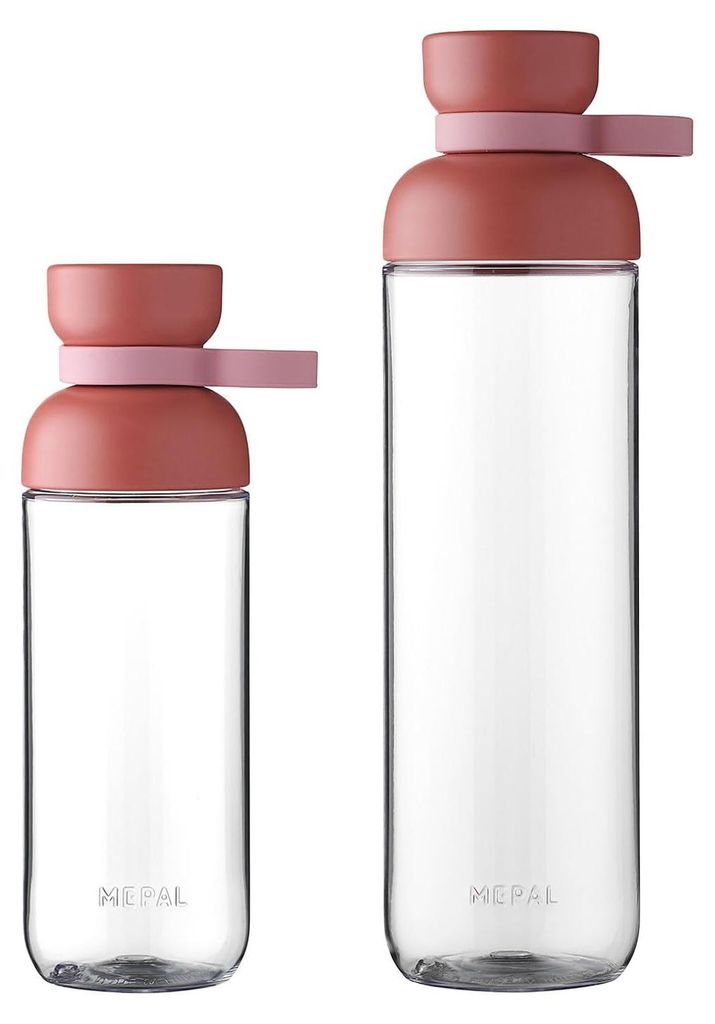 Mepal Trinkflaschen Vita - Wasserflaschen Duo Pack - Flaschen für Uni, Arbeit, Fitness, Outdoor, Job - Stoßfest, Auslaufsicher - BPA-frei & Spül...
