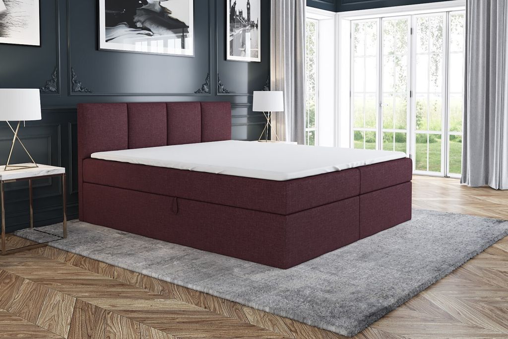 Boxspringbett RAFI 180x200 mit 2 Bettkästen, Produktbild 