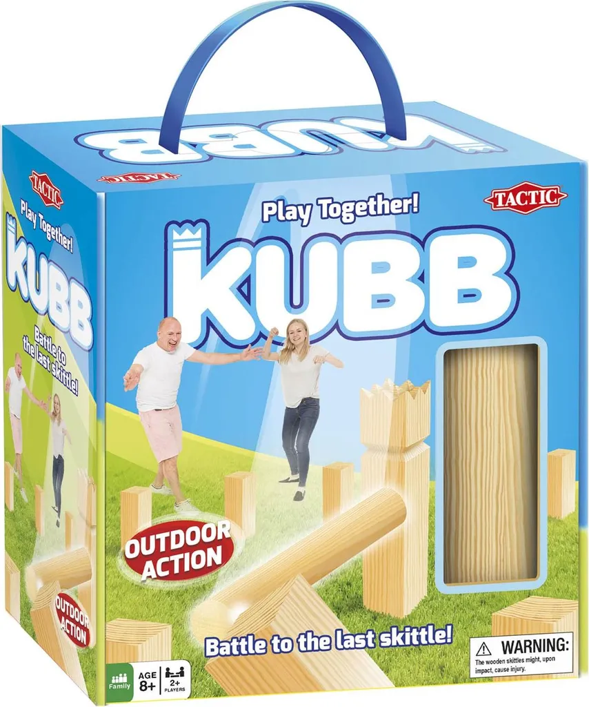 Jeu de Kubb Original en Bouleau - Set de Quilles Nordiques Classique