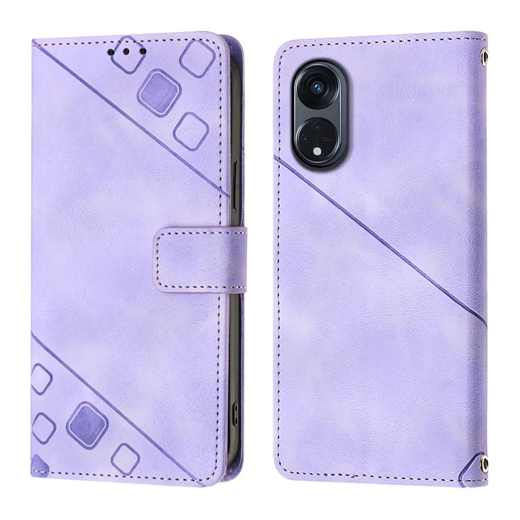 Cover per OPPO Reno8 T 5G Viola: Protezione Bimbi e Funzione Stand Video - 2