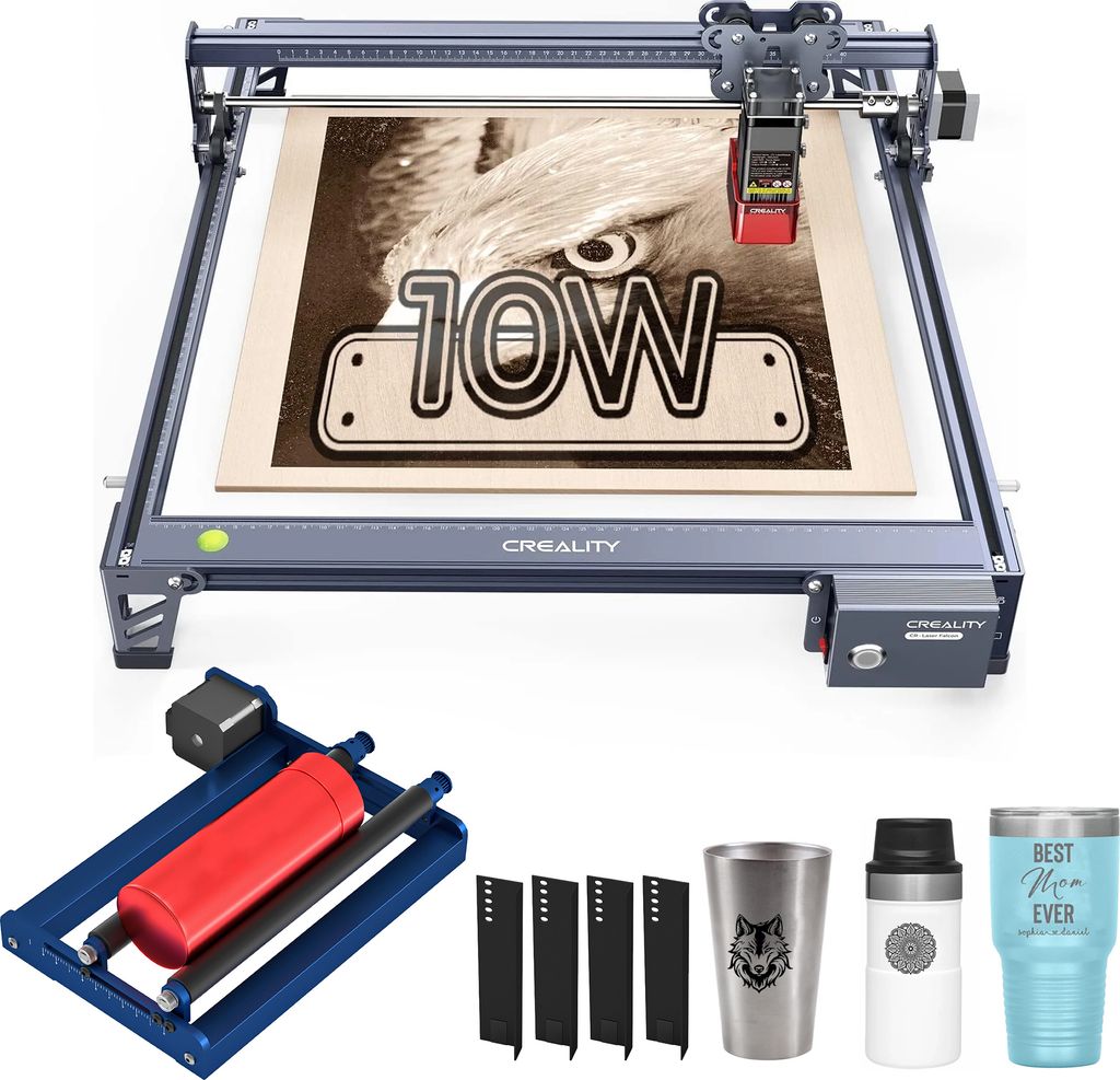Creality Falcon 10W Lāser Graviermäschine mit Produktbild
