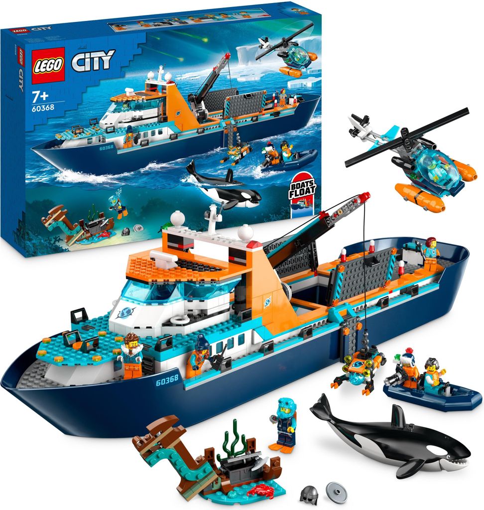 LEGO® 60368 - Mestská arktická výskumná loď (815 dielikov) Obrázok produktu 
