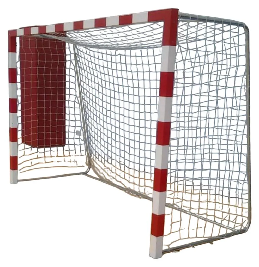 Paire de Filets Handball Netex en Polyéthylène Blanc - Maille Durable
