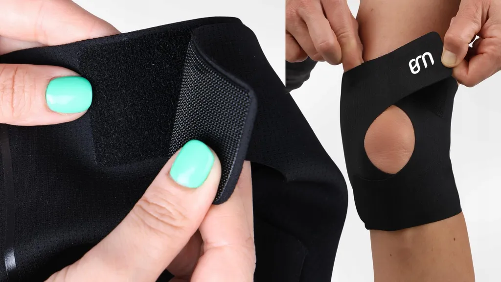 Stabilisateur Genou Élastique Noir Confortable - Ajustement 35-47 cm - 10