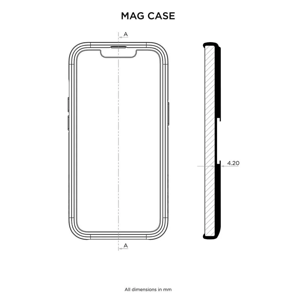 Case-Mate BLOX - Custodia quadrata per iPhone 13 Pro Max da 6,7 pollici, anti-graffio, antiurto, finitura opaca