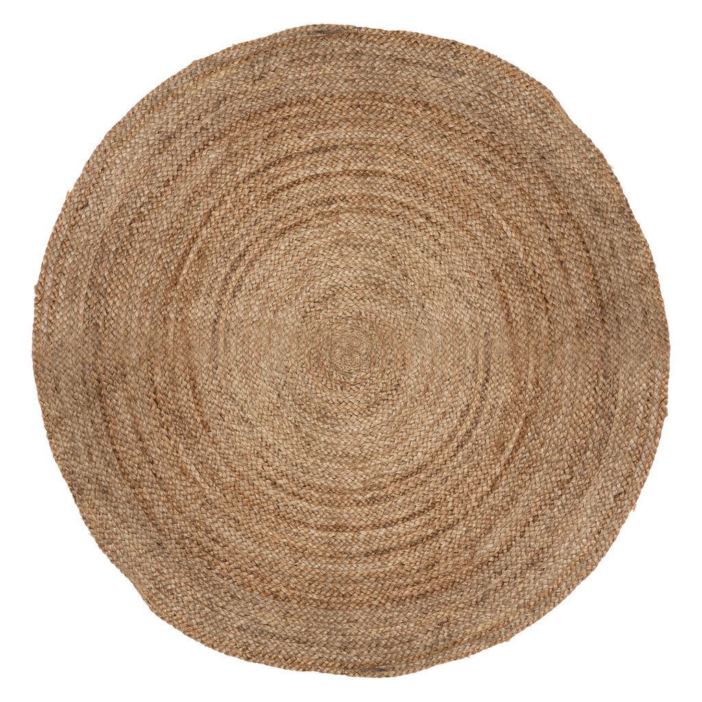 Teppich "natura" aus jute d120cm  - Atmosphera créateur Produktbild 