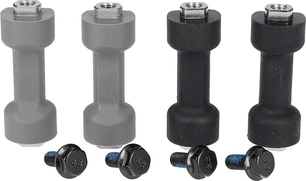 easyPART passend für 201-2452-0038 Ecovacs Stoßstangen-Gummisäule 4Stk für Mähroboter
