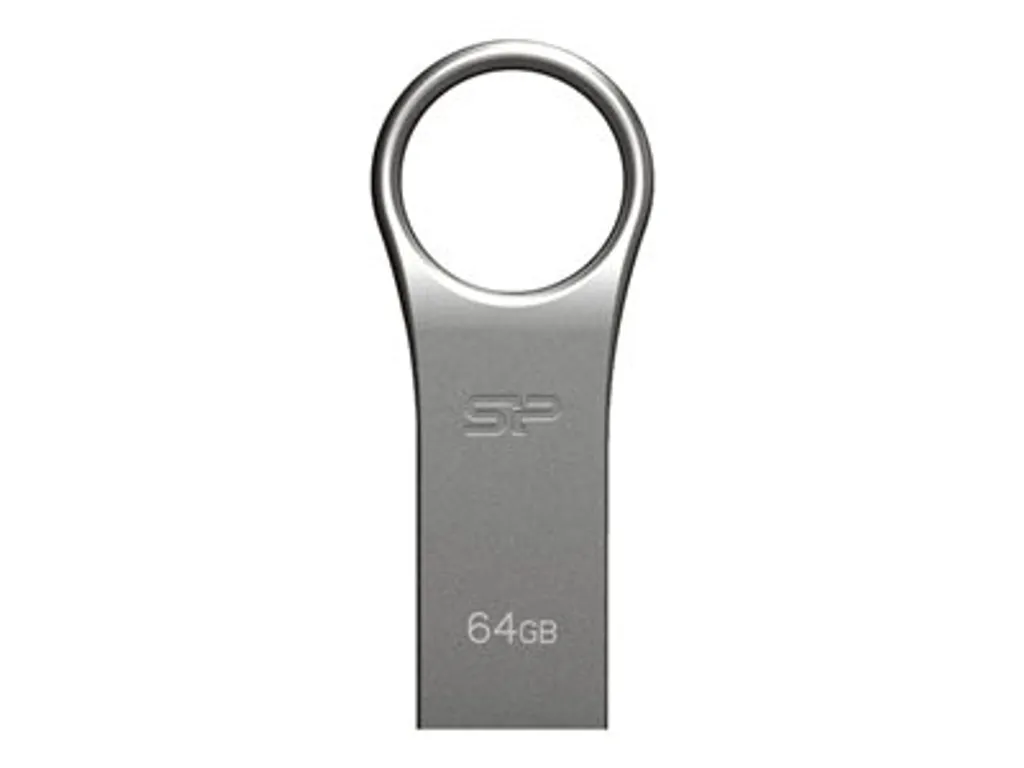 Clé USB Silicon Power Firma F80 32Go en métal gris argenté antichoc