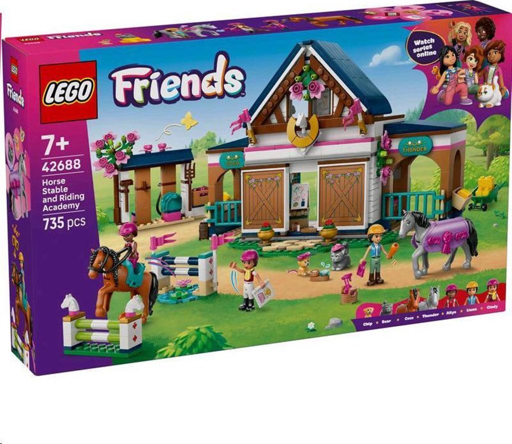 LEGO® Friends 42688 Scuderia e scuola di equitazione Immagine del prodotto 