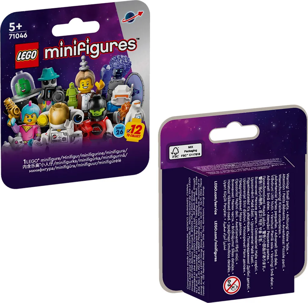 LEGO Minifigures 71046 Série 26 Espace - Figurine Mystère à Collectionner
