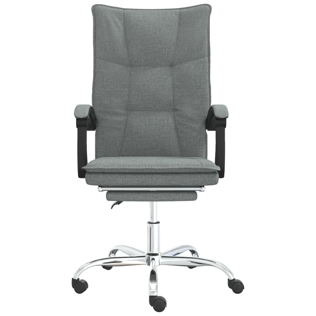 "2026 Aktion"Gaming Chair - CLORIS - Bürostuhl - Ergonomischer und langlebig - mit Liegefunktion Dunkelgrau Stoff - 63 x 56 x (112,5-122) cm - Neu...