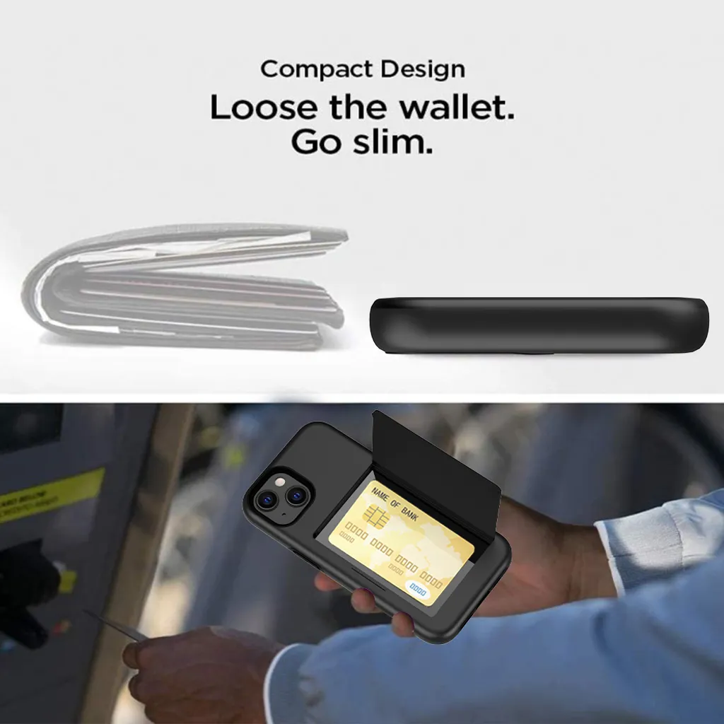 ESONG Flip Cover per iPhone 13 Pro,Premium in PU Pelle a libro