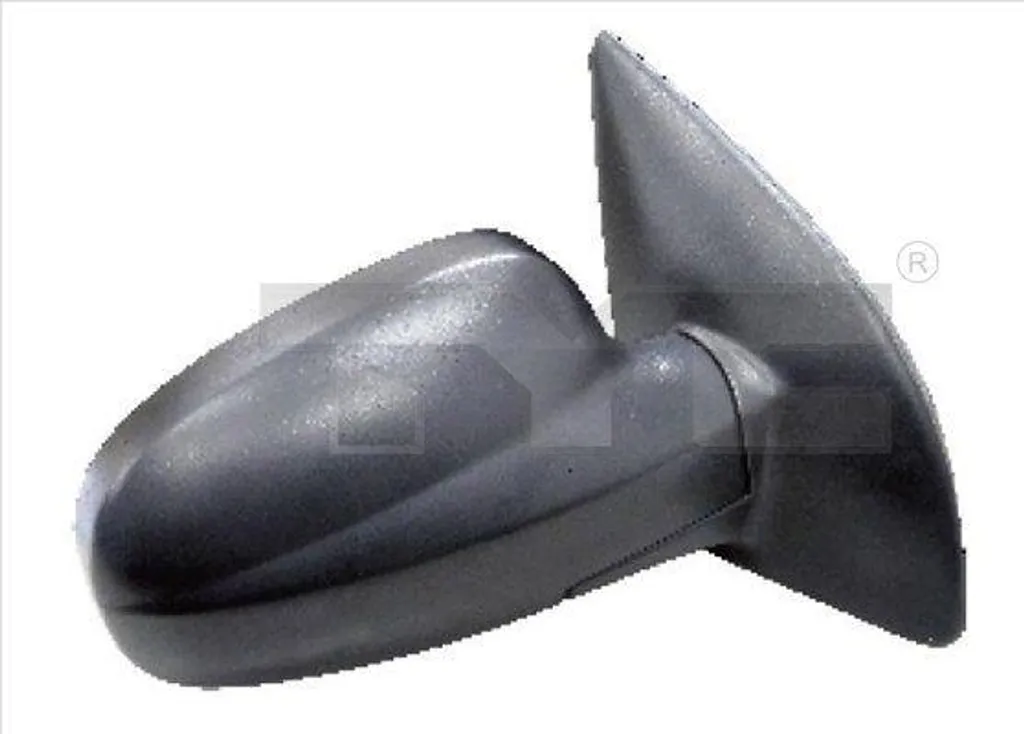 Rétroviseur TYC 306-0008 robuste avec coque noire pour Aveo / Kalos