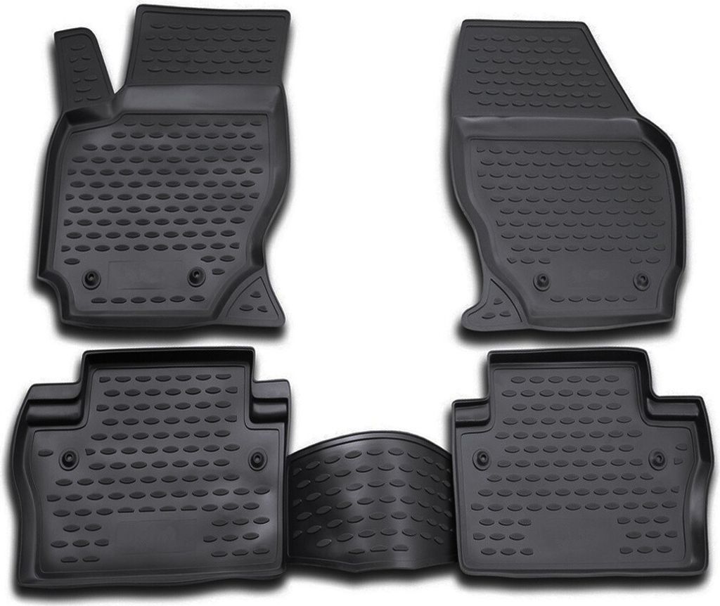ELEMENT Gummi-Fussmatten 3D kompatible mit VOLVO XC70, 2007->, 4 tlg.