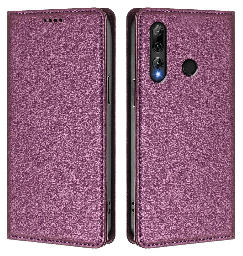 Custodia Viola Honor 20 Lite Chic - Cover Pelle Flip Magnetica Elegante