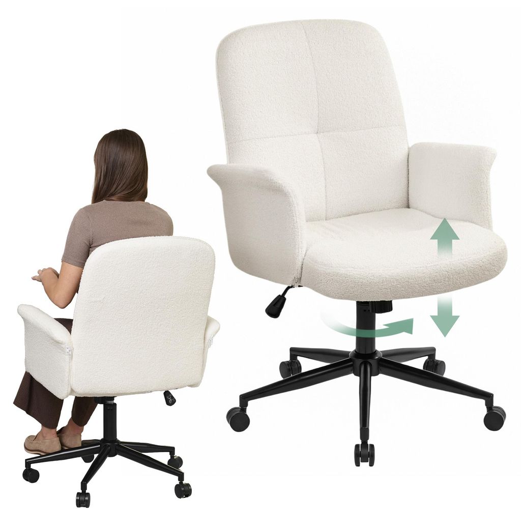 di volio Bürostuhl Parmo, Homeoffice Stuhl mit Rollen, Produktbild 