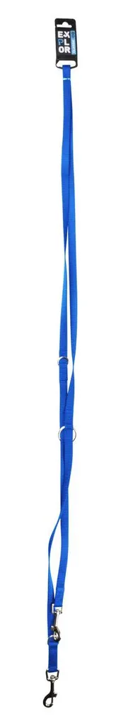 Laisse de promenade Duvo+ Duo Fashion bleue L/XL idéale sorties forêt
