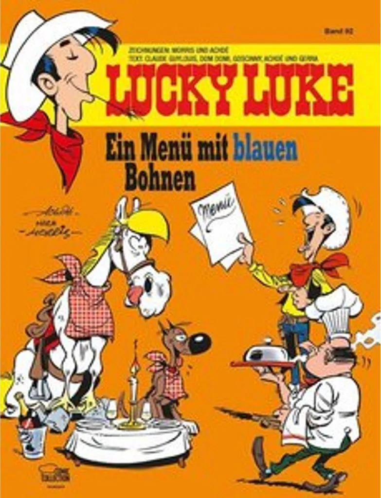 Bande Dessinée Lucky Luke Volume 92 - Album Illustré Western en Allemand