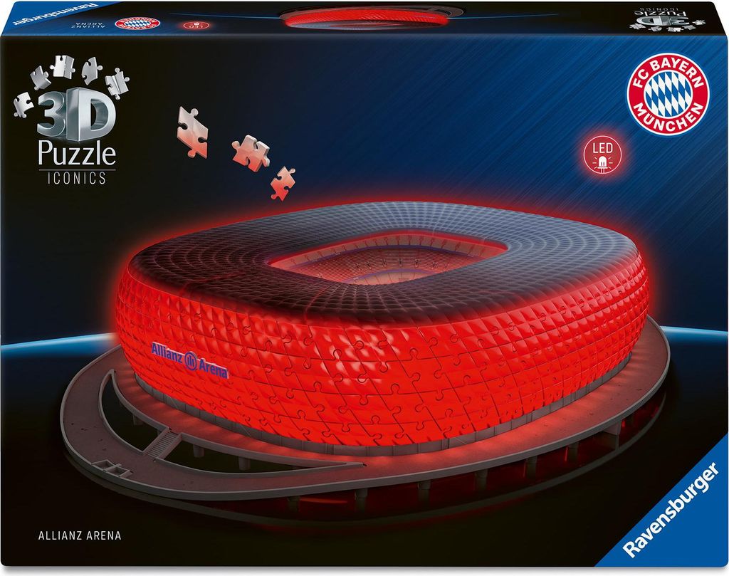 Bayern München Stadion Allianz Arena 3D Puzzle online kaufen Bayern München Stadion Allianz Arena 3D Puzzle online kaufen