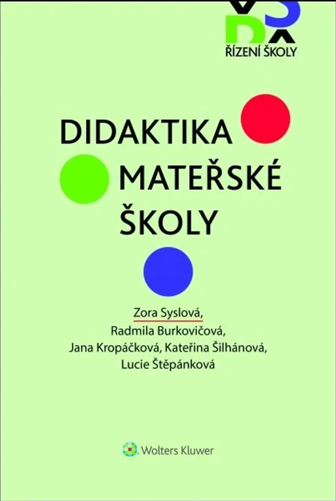 Didaktika mateřské školy par Zora Syslová : Méthodes de pédagogie pro