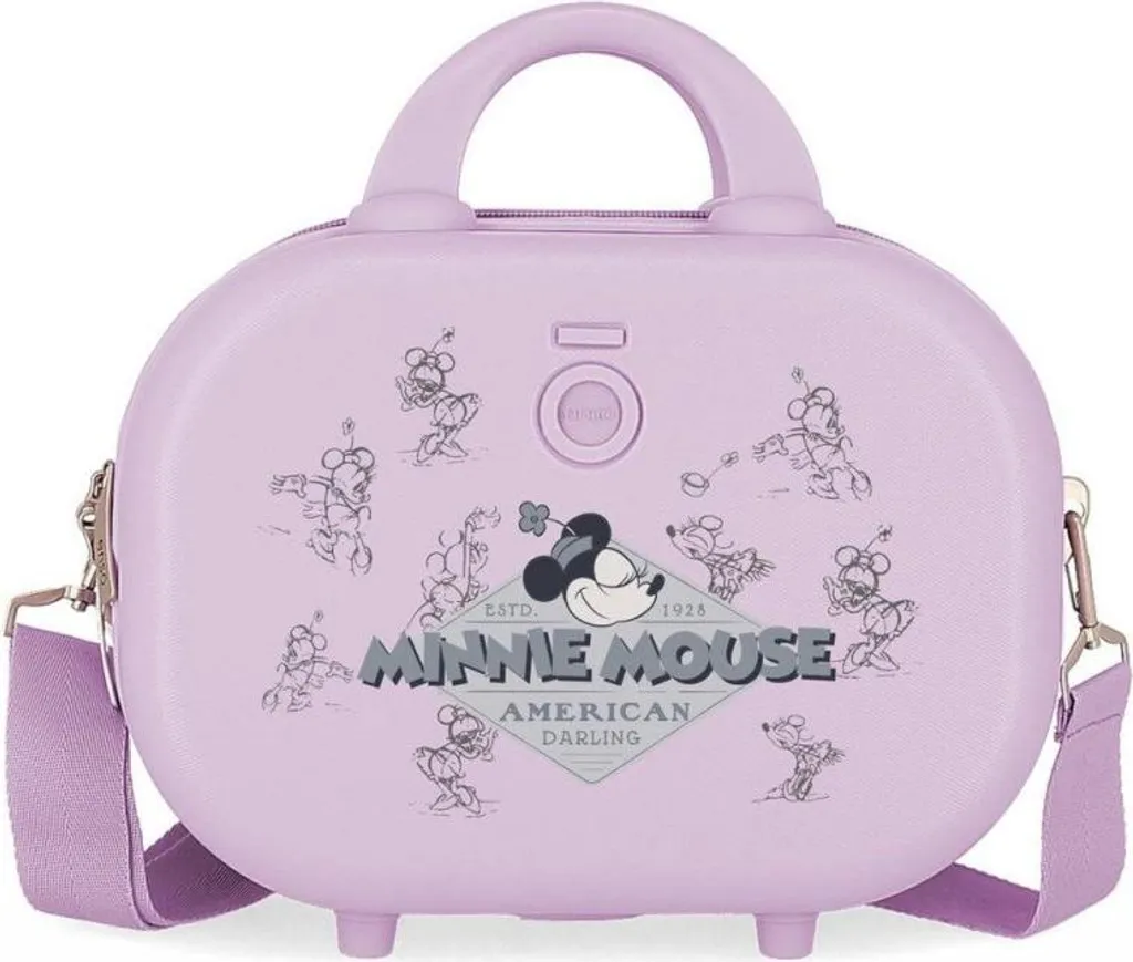 Minnie Happiness vanity ABS adaptable pour bagage cabine Disney