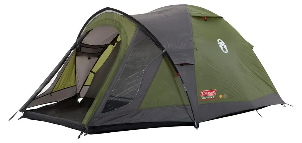 Tente 3 personnes Coleman Darwin 3 pour randonnée et camping en famille