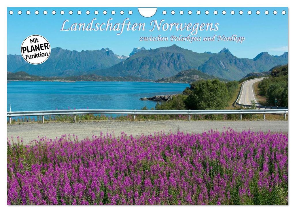 Landschaften Norwegens zwischen Polarkreis und Nordkap (Wandkalender 2027 DIN A4 quer), CALVENDO Monatskalender