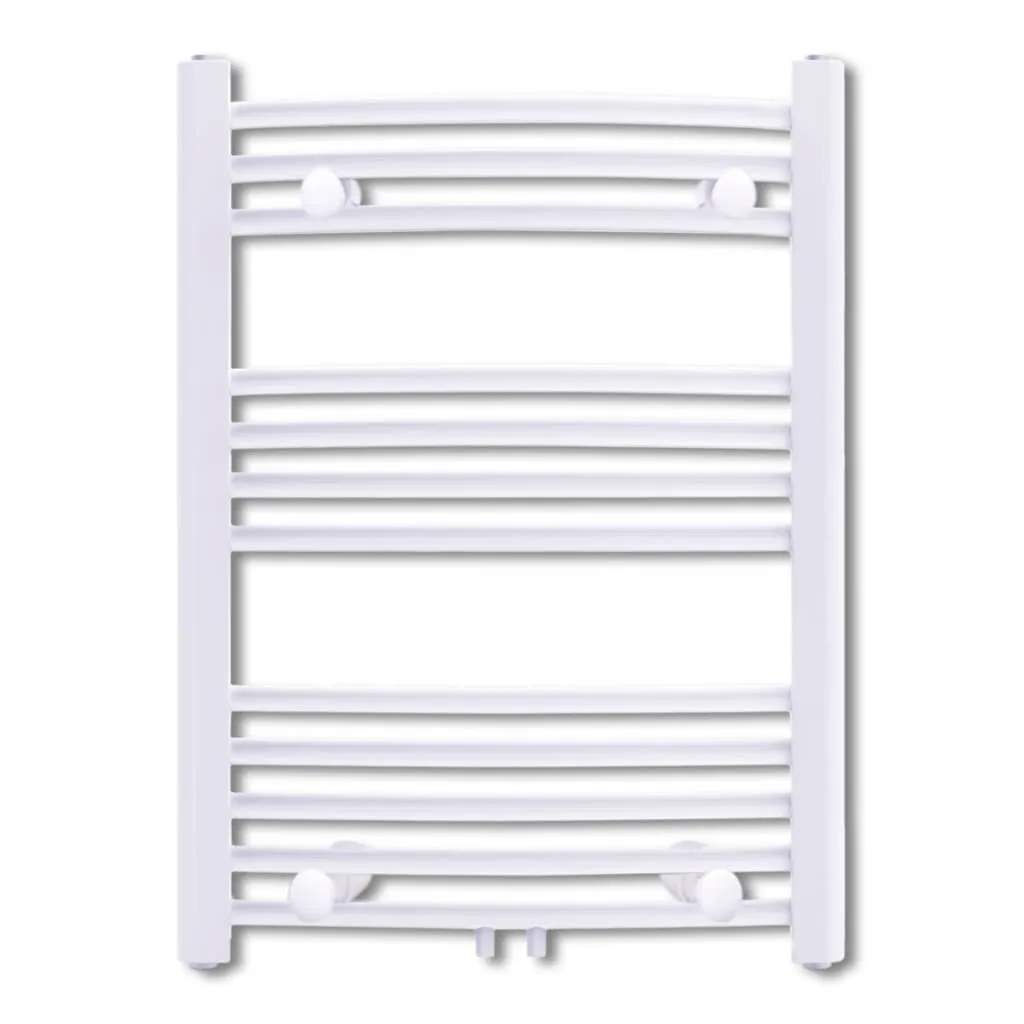 Offerta Radiatore Bagno vidaXL 500x764 mm: Scaldasalviette Curvo Acciaio