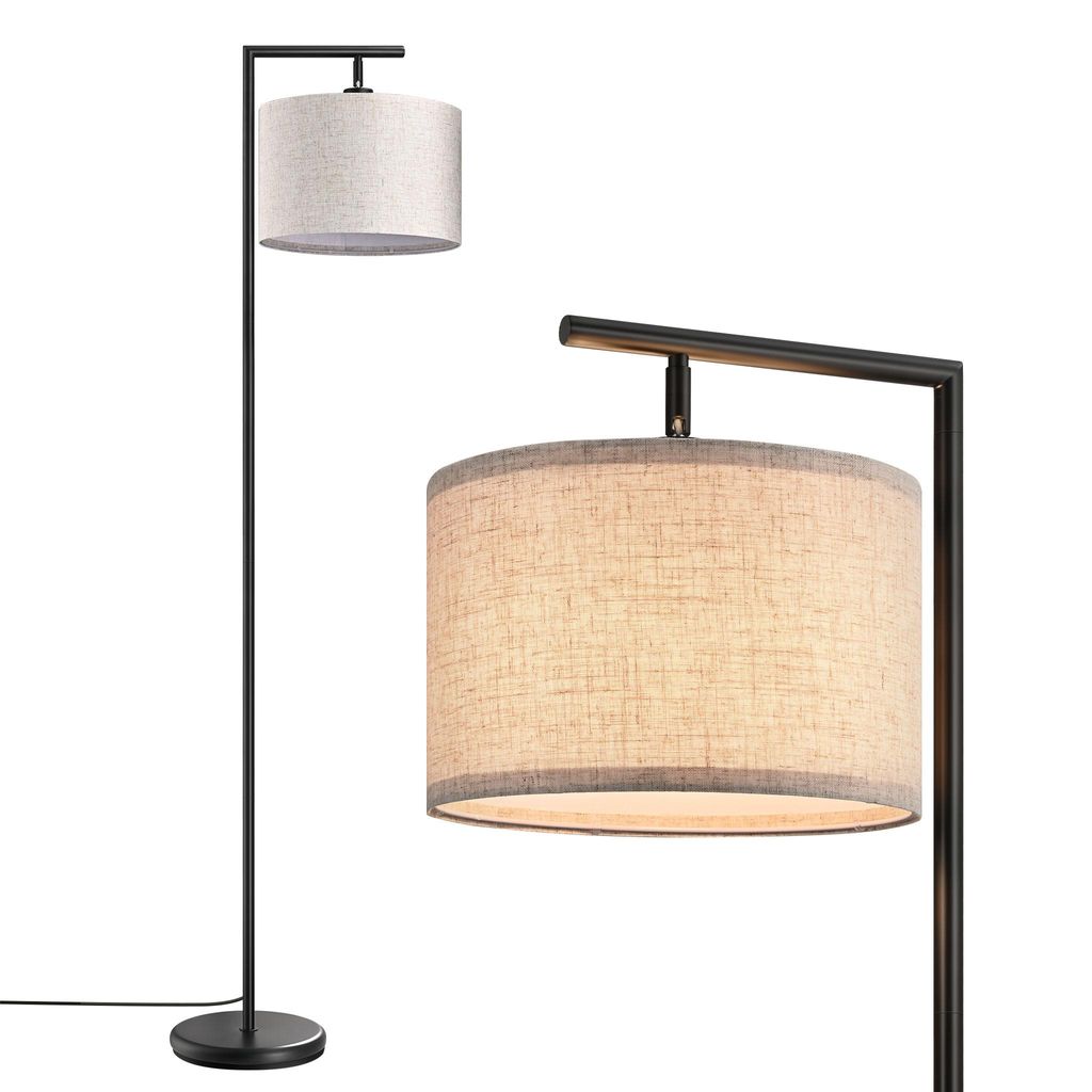 Lampa stojąca EDISHINE w kształcie łuku do salonu z żarówką Zdjęcie produktu 