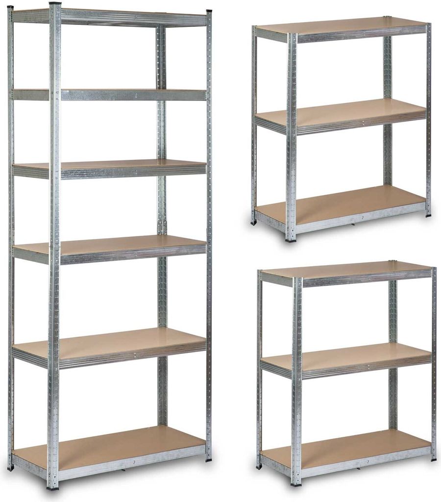 Regał metalowy magazynowy 222 x 90 x 40 cm Humberg HR-814 Produktbild 